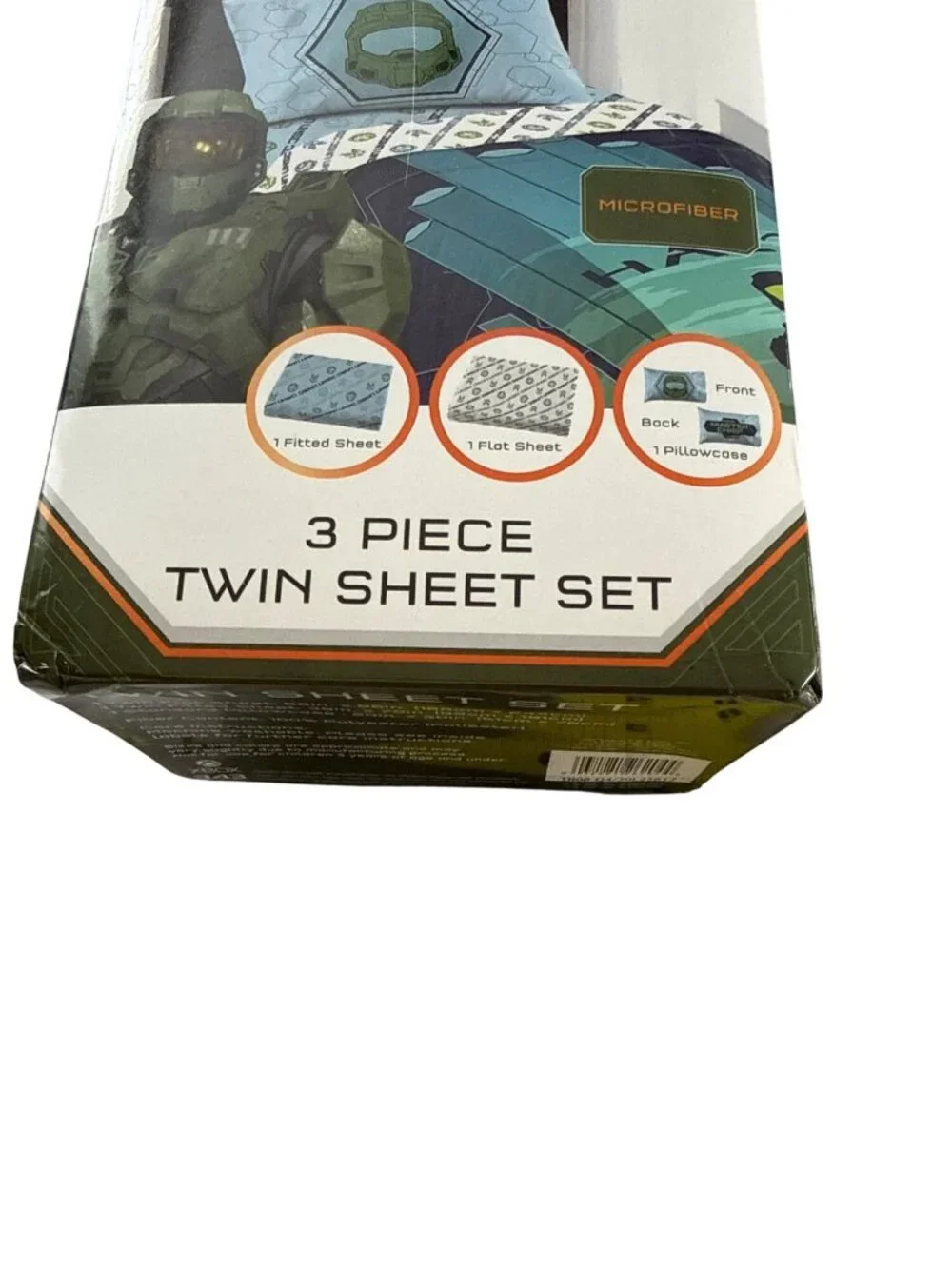 Halo Infinite Master Chief New Twin Sheet Set Microfiber Bedding